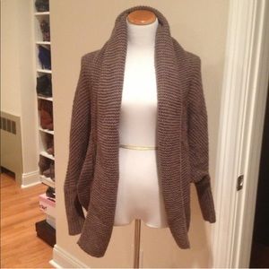 Express dolman Drape cardigan sweater